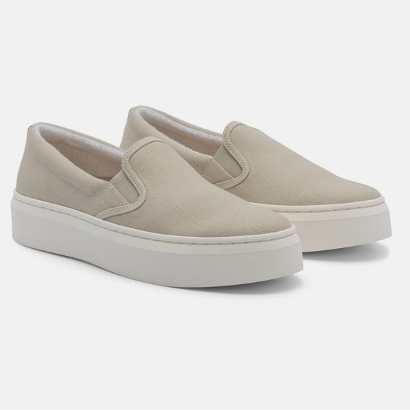 ABEO Jumpstreet Slip On Metatarsal Women's Slip-On Canvas Sneakers - Cream 8